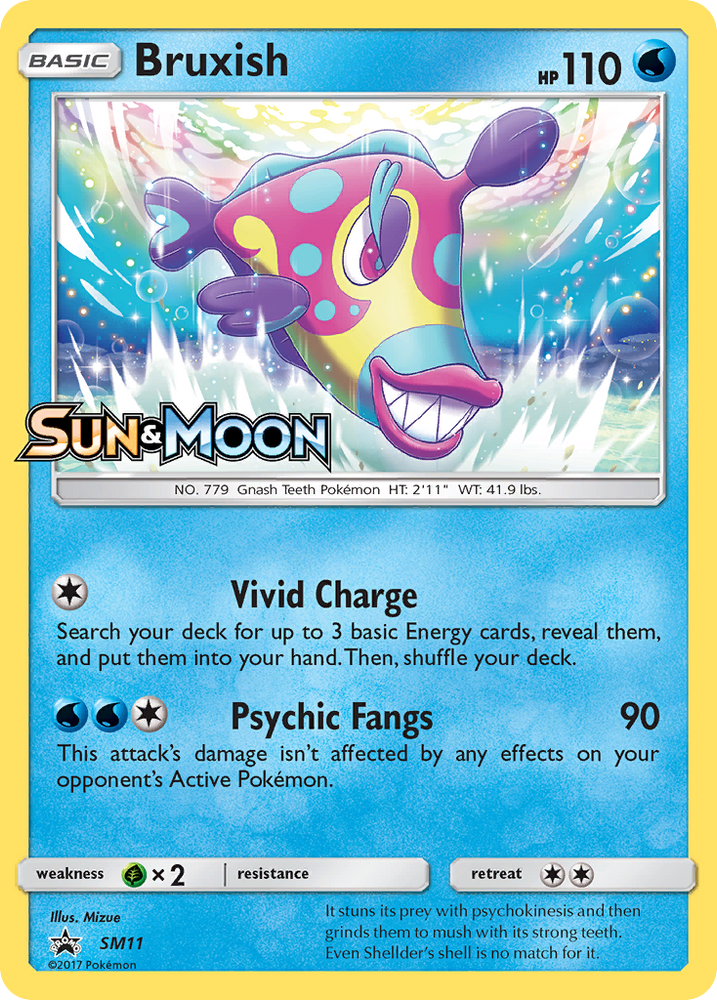Pokemon | Bruxish (SM11) [Sun & Moon: Black Star Promos] | The Nerd Merchant