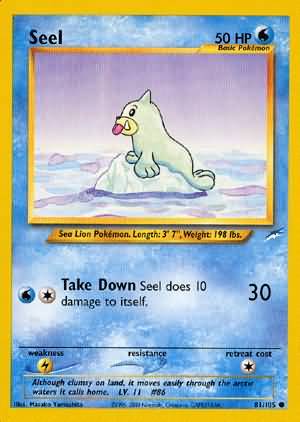Pokemon | Seel (81/105) [Neo Destiny Unlimited] | The Nerd Merchant