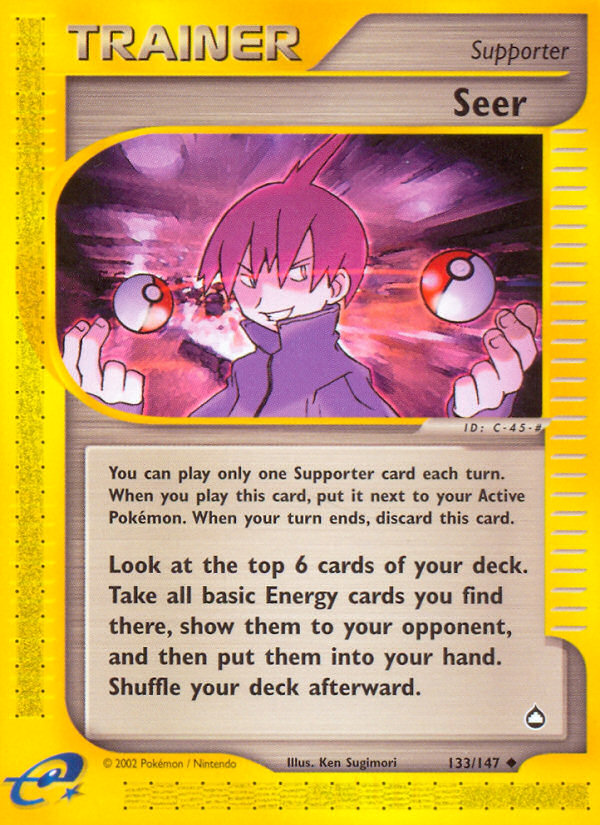 Pokemon | Seer (133/147) [Aquapolis] | The Nerd Merchant