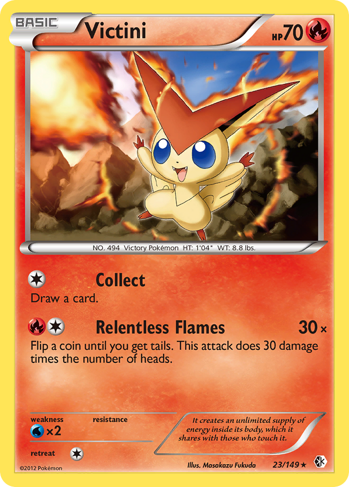 Pokemon | Victini (23/149) [Black & White: Boundaries Crossed] | The Nerd Merchant