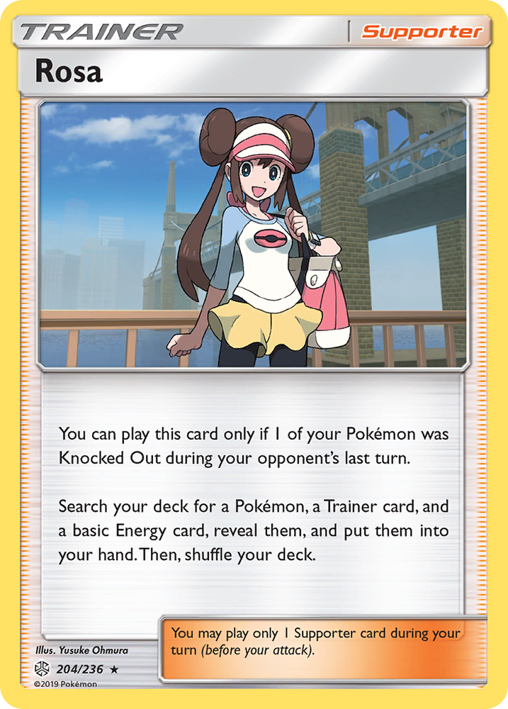 Pokemon| Rosa (204/236) [Sun & Moon: Cosmic Eclipse] | The Nerd Merchant
