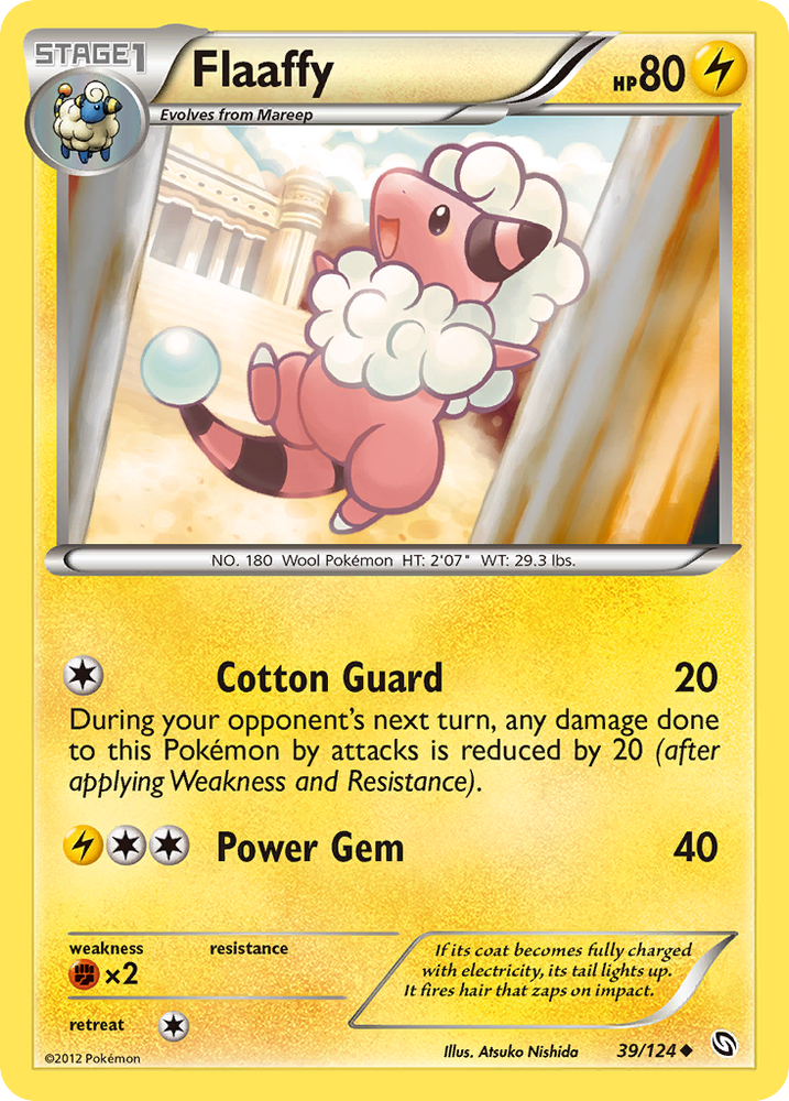 Pokemon | Flaaffy (39/124) [Black & White: Dragons Exalted] | The Nerd Merchant
