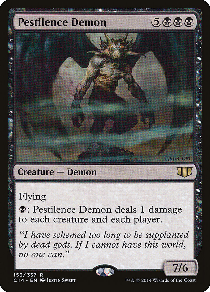 Magic | Pestilence Demon [Commander 2014] | The Nerd Merchant