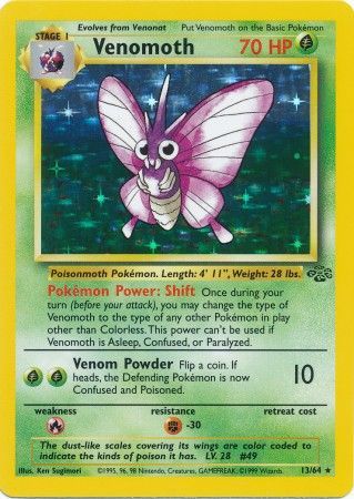 Pokemon | Venomoth (13/64) [Jungle Unlimited] | The Nerd Merchant