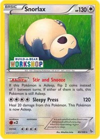 Pokemon | Snorlax (80/106) (Build-a-Bear Workshop Exclusive) [XY: Flashfire] | The Nerd Merchant