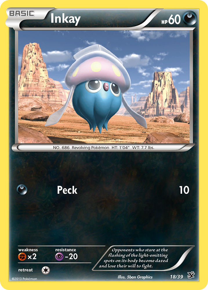 Pokemon| Inkay (18/39) [XY: Kalos Starter Set] | The Nerd Merchant