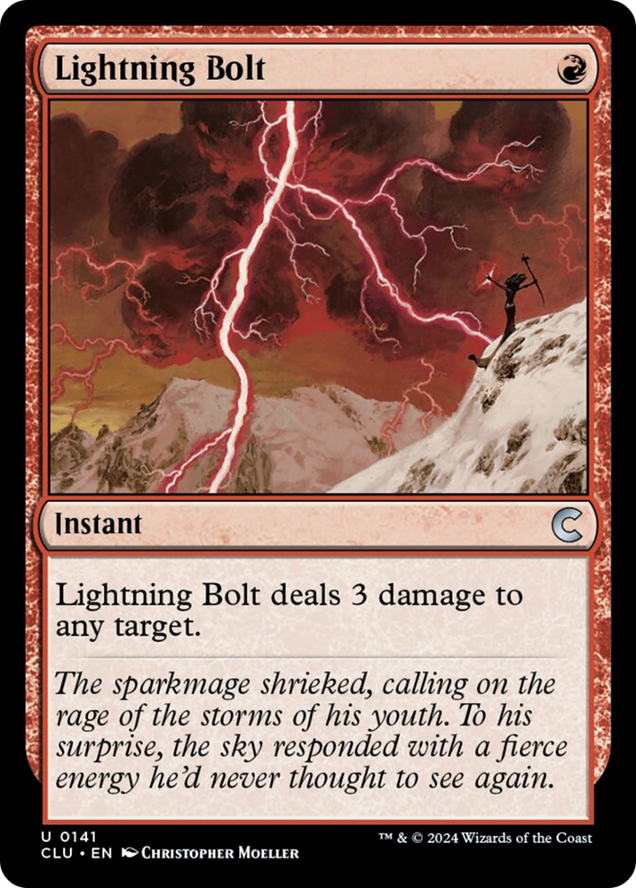 Magic | Lightning Bolt [Ravnica: Clue Edition] | The Nerd Merchant