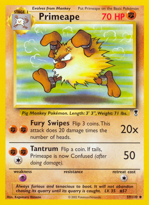Pokemon | Primeape (59/110) [Legendary Collection] | The Nerd Merchant