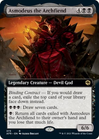 Magic | Asmodeus the Archfiend (Extended Art) [Dungeons & Dragons: Adventures in the Forgotten Realms] | The Nerd Merchant