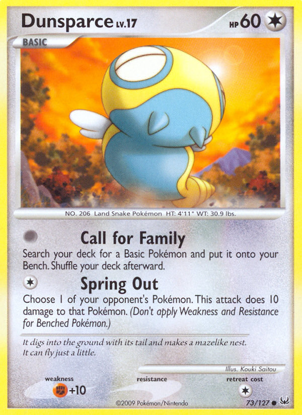 Pokemon | Dunsparce (73/127) [Platinum: Base Set] | The Nerd Merchant