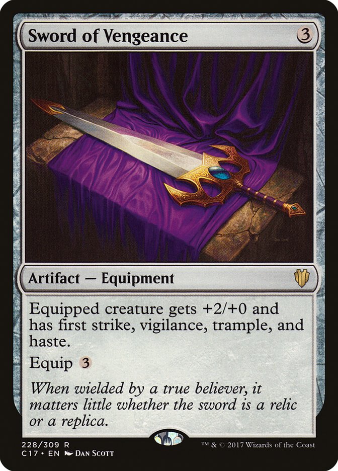 Magic | Sword of Vengeance [Commander 2017] | The Nerd Merchant