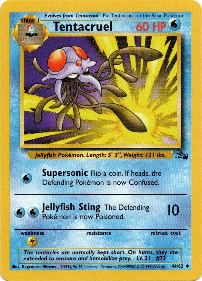 Pokemon | Tentacruel (44/62) [Fossil Unlimited] | The Nerd Merchant