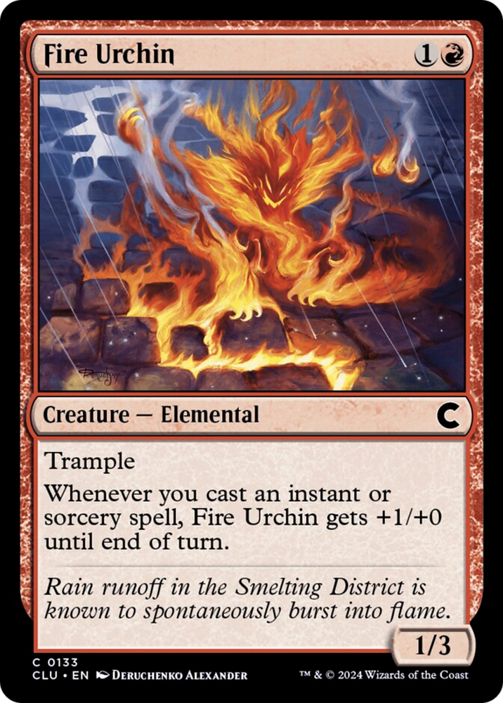Magic | Fire Urchin [Ravnica: Clue Edition] | The Nerd Merchant