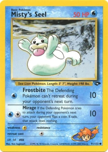 Pokemon | Misty's Seel (91/132) [Gym Challenge Unlimited] | The Nerd Merchant