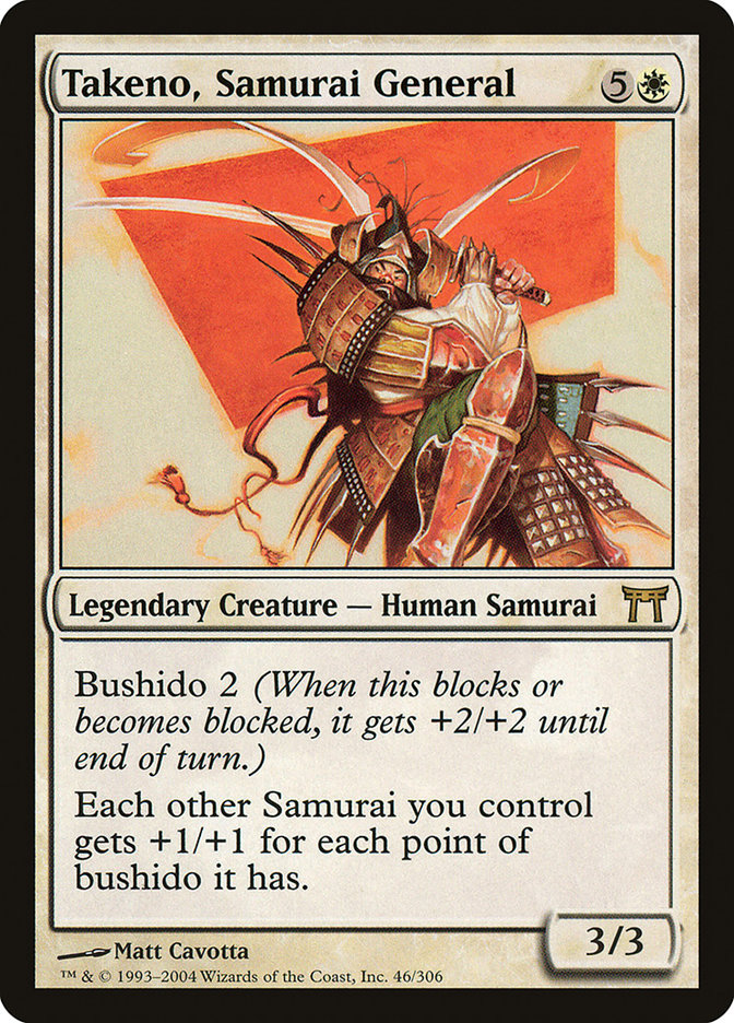 Magic | Takeno, Samurai General [Champions of Kamigawa] | The Nerd Merchant