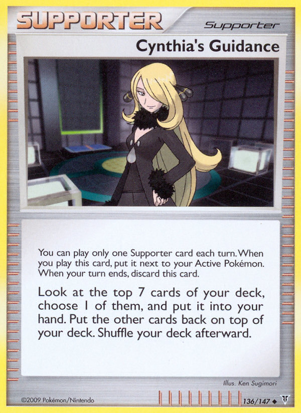 Pokemon | Cynthia's Guidance (136/147) [Platinum: Supreme Victors] | The Nerd Merchant