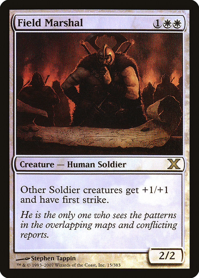 Magic | Field Marshal (Premium Foil) [Tenth Edition] | The Nerd Merchant