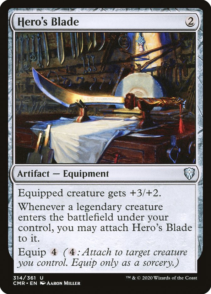 Magic | Hero's Blade (314) [Commander Legends] | The Nerd Merchant