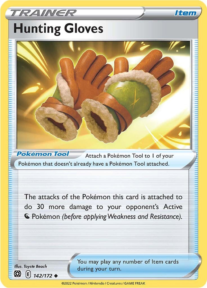 Pokemon | Hunting Gloves (142/172) [Sword & Shield: Brilliant Stars] | The Nerd Merchant