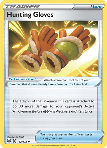 Pokemon | Hunting Gloves (142/172) [Sword & Shield: Brilliant Stars] | The Nerd Merchant