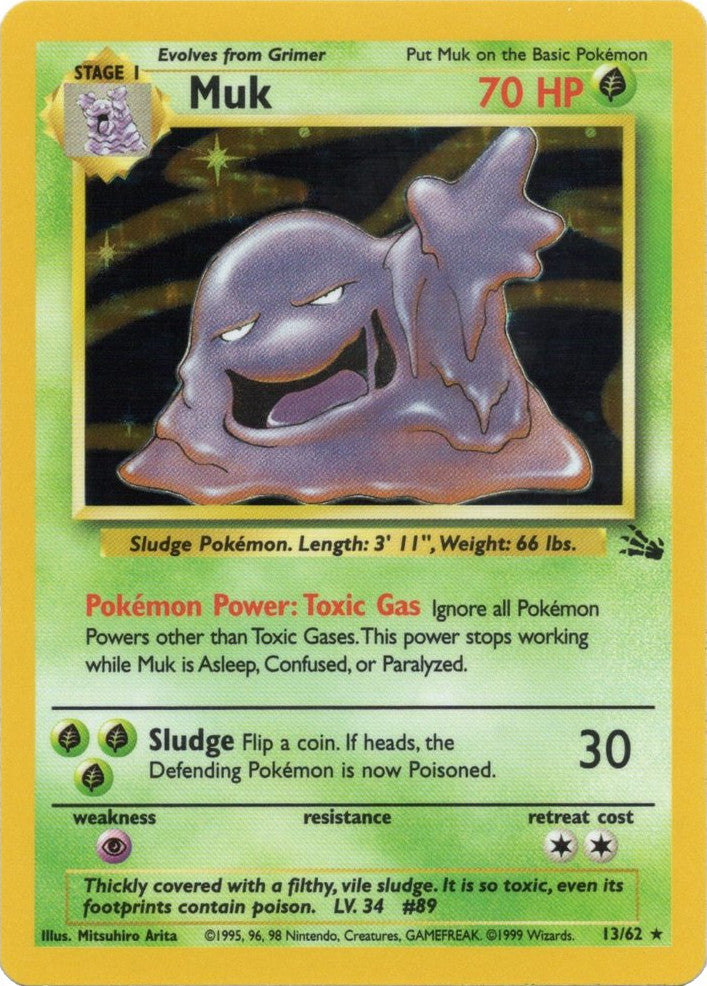 Pokemon | Muk (13/62) [Fossil Unlimited] | The Nerd Merchant