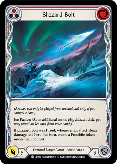 Flesh and Blood TCG | Blizzard Bolt (Red) [LXI022] (Tales of Aria Lexi Blitz Deck)  1st Edition Normal | The Nerd Merchant