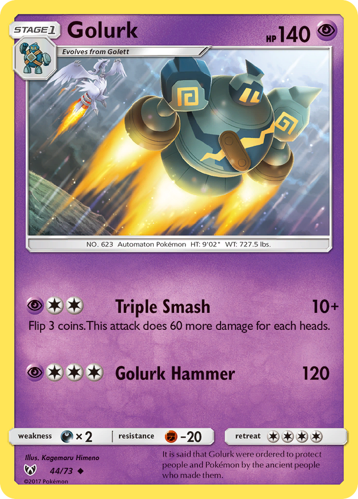Pokemon | Golurk (44/73) [Sun & Moon: Shining Legends] | The Nerd Merchant