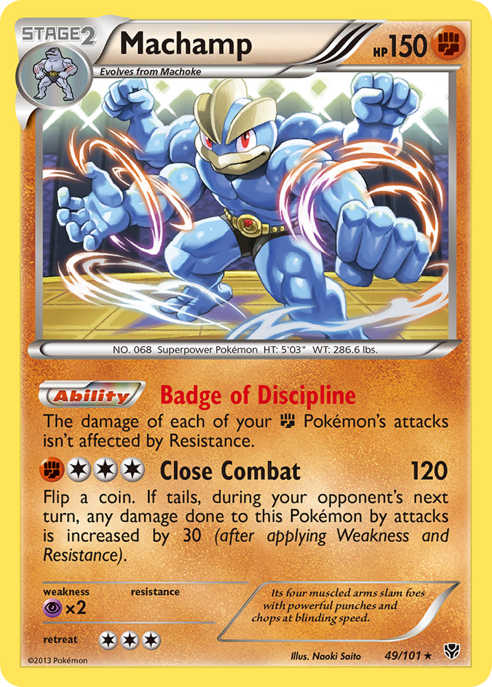 Pokemon | Machamp (49/101) [Black & White: Plasma Blast] | The Nerd Merchant