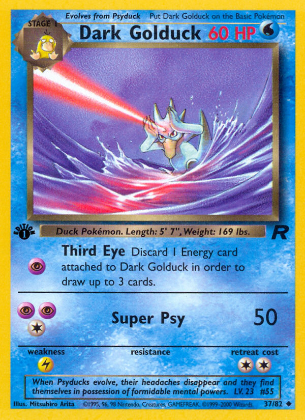 Pokemon | Dark Golduck (37/82) [Team Rocket 1st Edition] | The Nerd Merchant