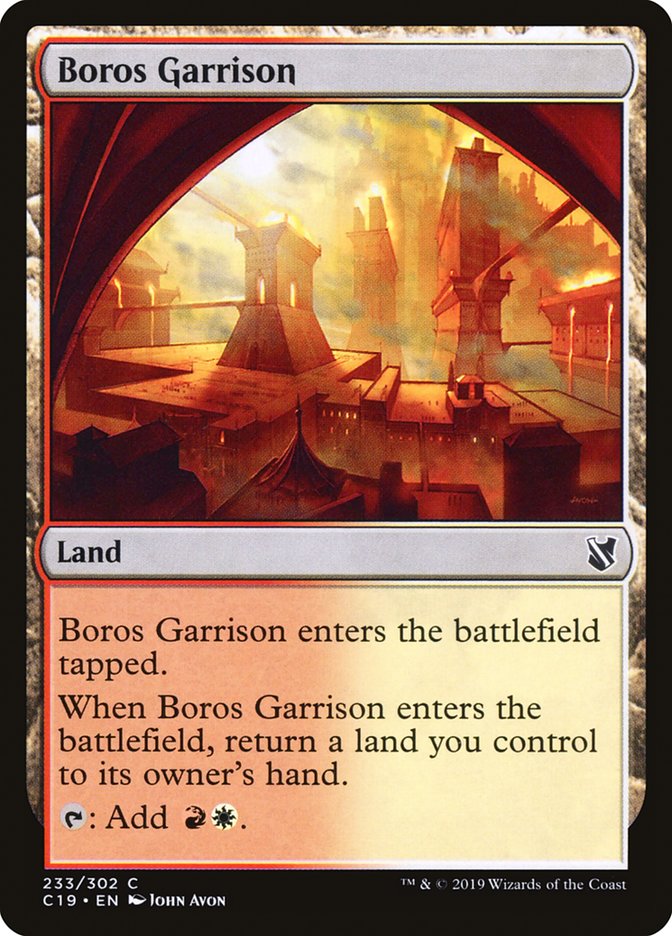 Magic | Boros Garrison [Commander 2019] | The Nerd Merchant