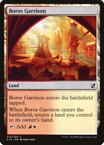 Magic | Boros Garrison [Commander 2019] | The Nerd Merchant