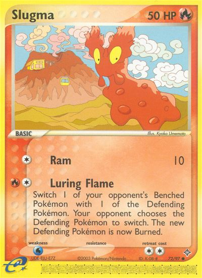 Pokemon | Slugma (72/97) [EX: Dragon] | The Nerd Merchant