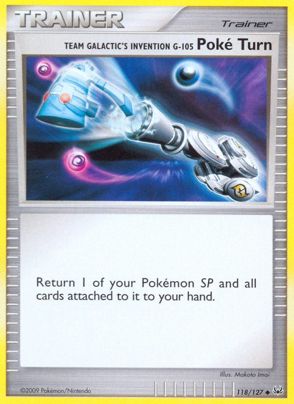 Pokemon | Team Galactic's Invention G-105 Poke Turn (118/127) [Platinum: Base Set] | The Nerd Merchant