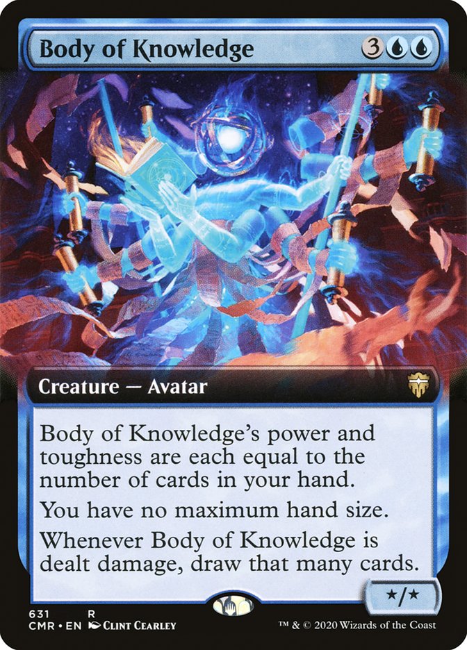 Magic | Body of Knowledge (Extended Art) [Commander Legends] | The Nerd Merchant