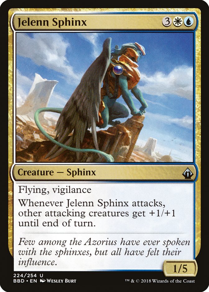 Magic | Jelenn Sphinx [Battlebond] | The Nerd Merchant