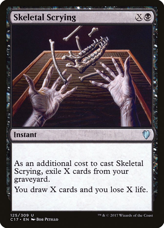 Magic | Skeletal Scrying [Commander 2017] | The Nerd Merchant