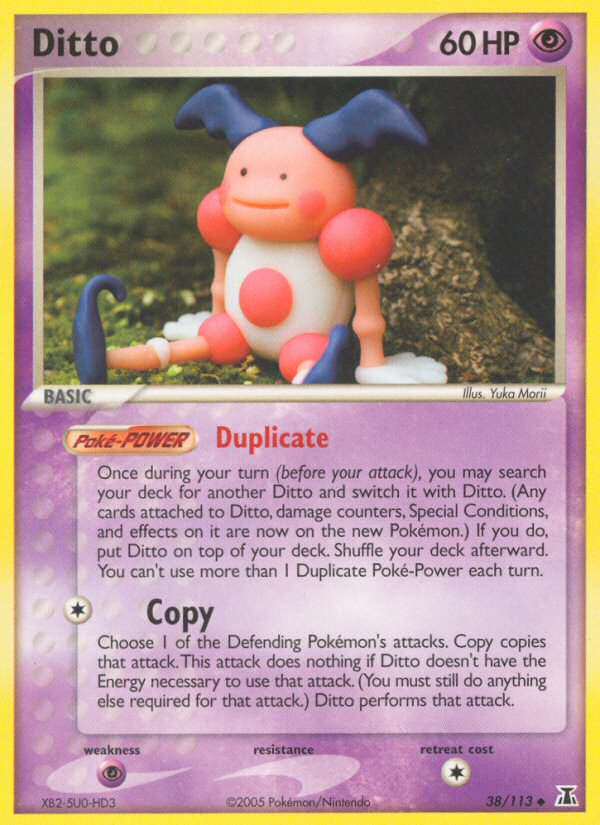 Pokemon | Ditto (38/113) [EX: Delta Species] | The Nerd Merchant