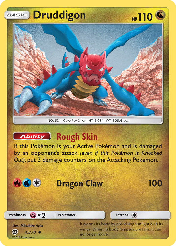 Pokemon | Druddigon (45/70) [Sun & Moon: Dragon Majesty] | The Nerd Merchant