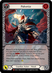 Flesh and Blood TCG | Pulverize [EVR021] (Everfest)  1st Edition Extended Art Rainbow Foil | The Nerd Merchant