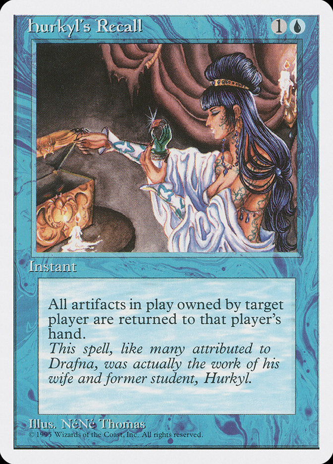 Magic | Hurkyl's Recall [Fourth Edition] | The Nerd Merchant