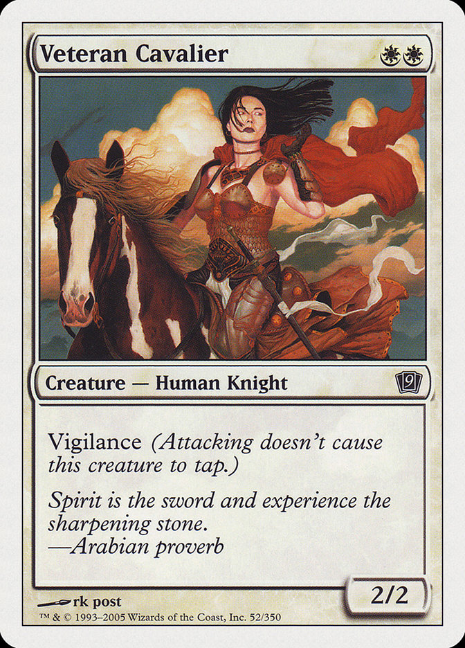 Magic | Veteran Cavalier [Ninth Edition] | The Nerd Merchant