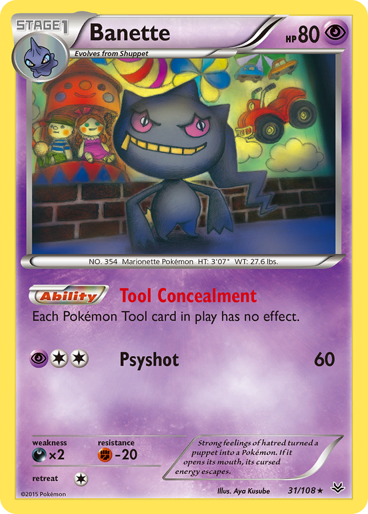 Pokemon | Banette (31/108) [XY: Roaring Skies] | The Nerd Merchant