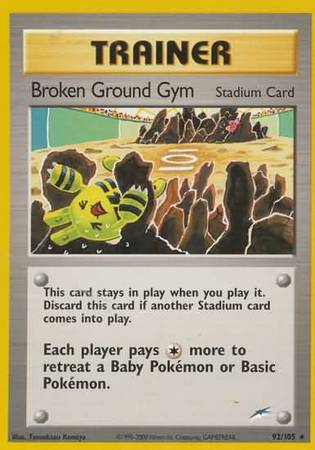 Pokemon | Broken Ground Gym (92/105) [Neo Destiny Unlimited] | The Nerd Merchant