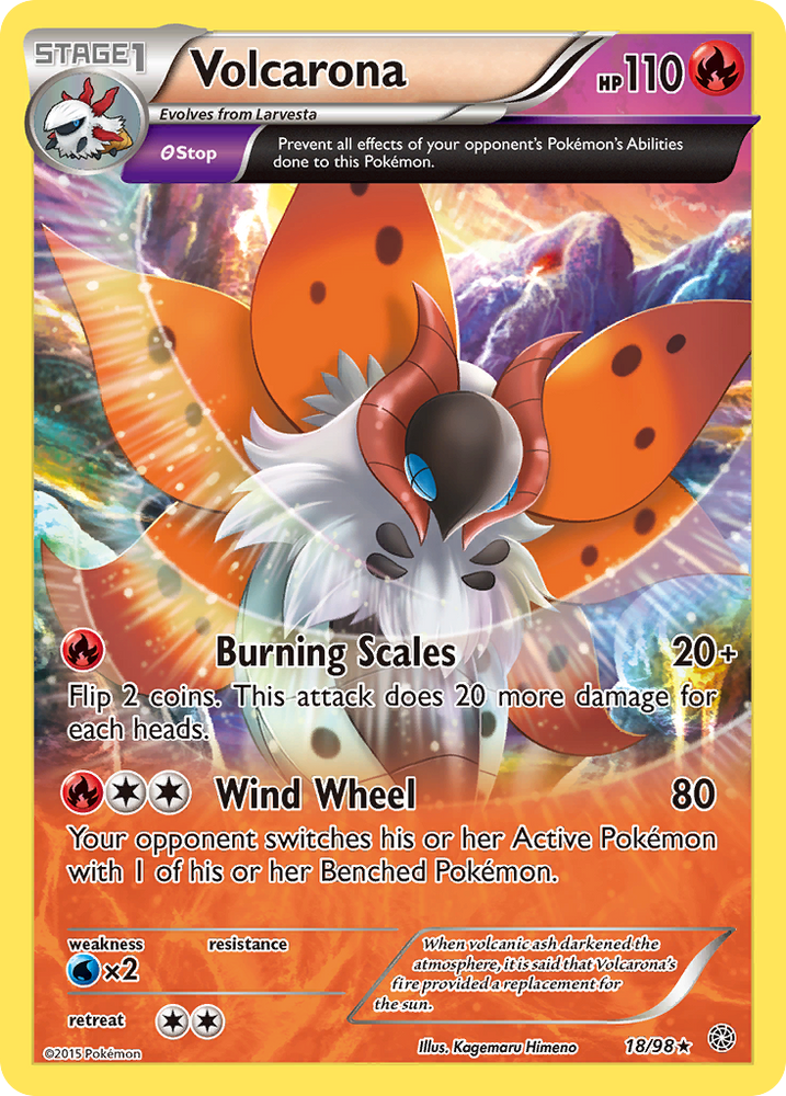 Pokemon | Volcarona (18/98) [XY: Ancient Origins] | The Nerd Merchant