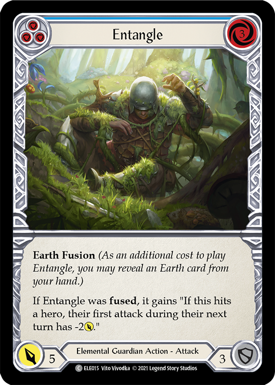 Flesh and Blood TCG | Entangle (Blue) [ELE015] (Tales of Aria)  1st Edition Rainbow Foil | The Nerd Merchant