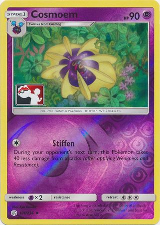 Pokemon| Cosmoem (101/236) (Pokemon Club Special Print) [Sun & Moon: Cosmic Eclipse] | The Nerd Merchant