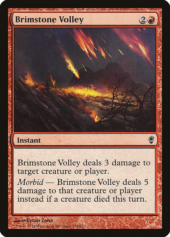 Magic | Brimstone Volley [Conspiracy] | The Nerd Merchant