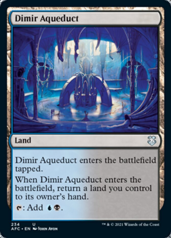 Magic | Dimir Aqueduct [Dungeons & Dragons: Adventures in the Forgotten Realms Commander] | The Nerd Merchant