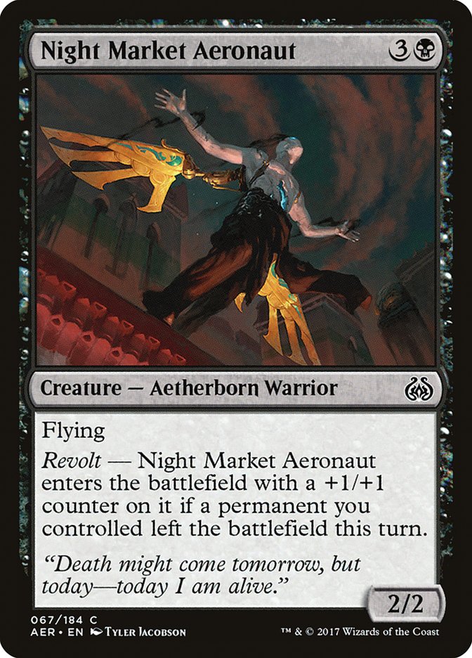 Magic | Night Market Aeronaut [Aether Revolt] | The Nerd Merchant