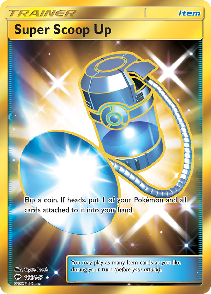 Pokemon | Super Scoop Up (166/147) [Sun & Moon: Burning Shadows] | The Nerd Merchant